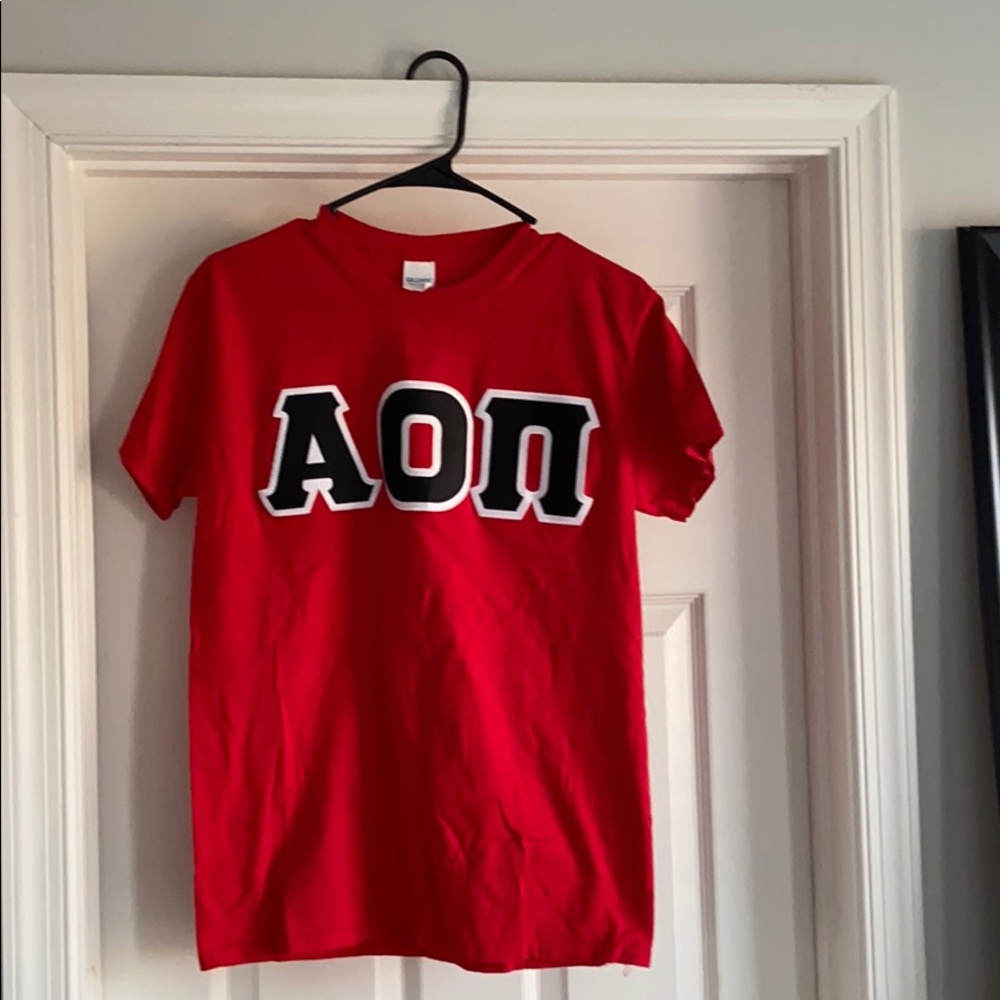 Alpha Omicron Pi Letters Shirt